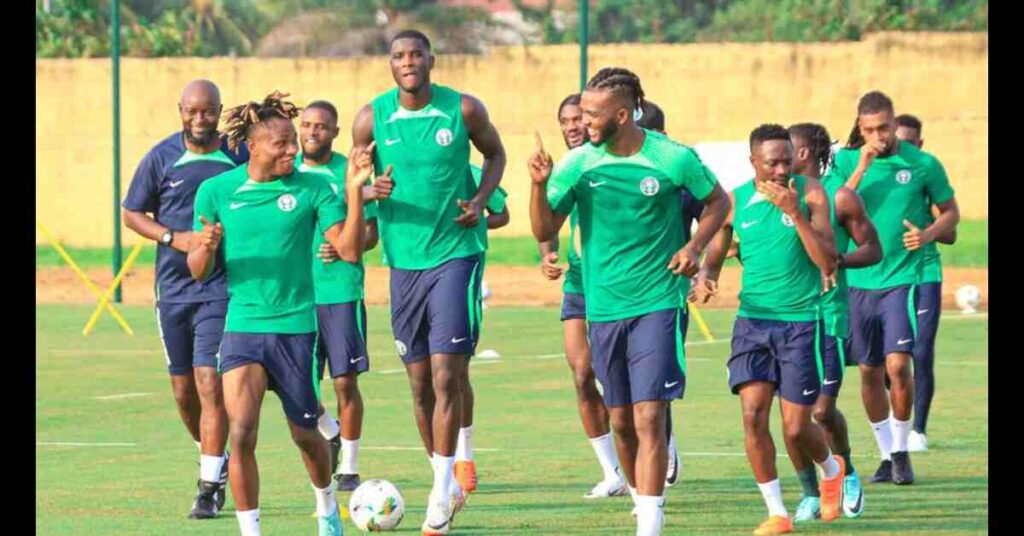 Super Eagles Gear Up for AFCON Showdown in Intense Training Sessions