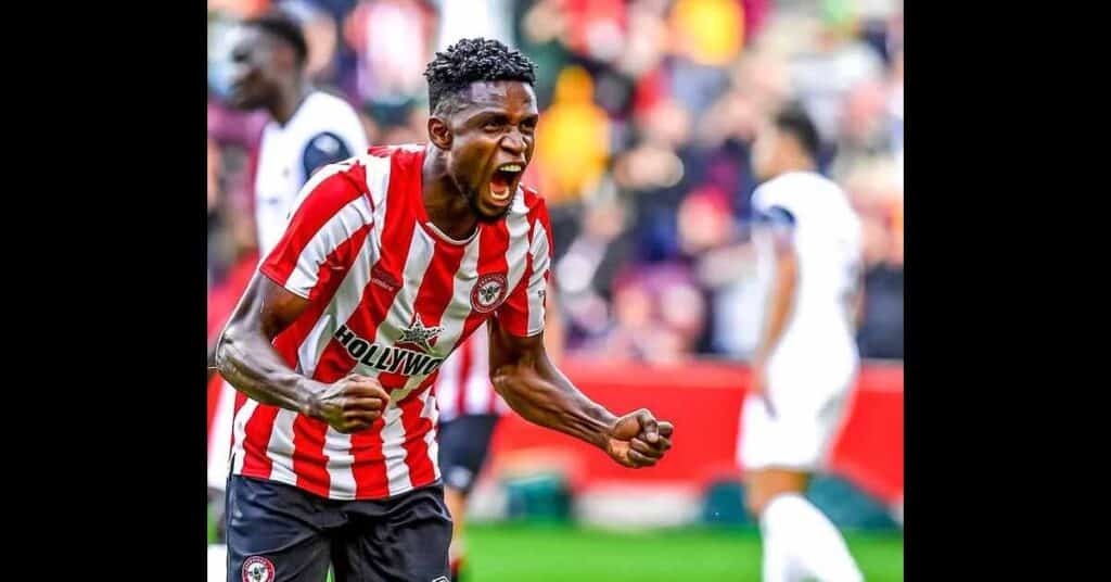 Frank Onyeka Celebrates First Premier League Goal in Brentford Win