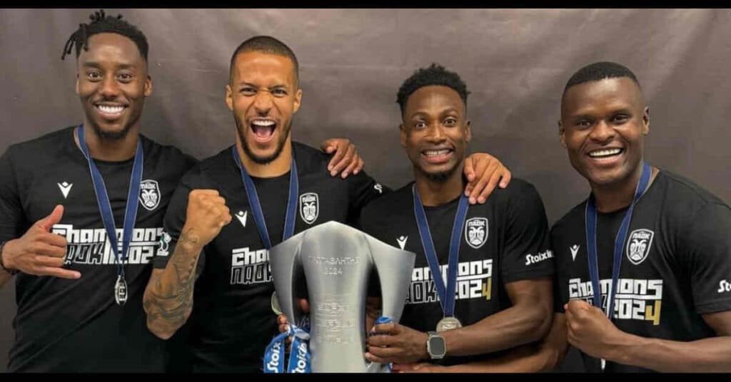 Ekong Celebrates Championship Victory with PAOK in Greece