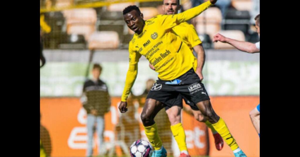 NPFL Top Scorer Nwankwo Nets First Goal for Swedish Club