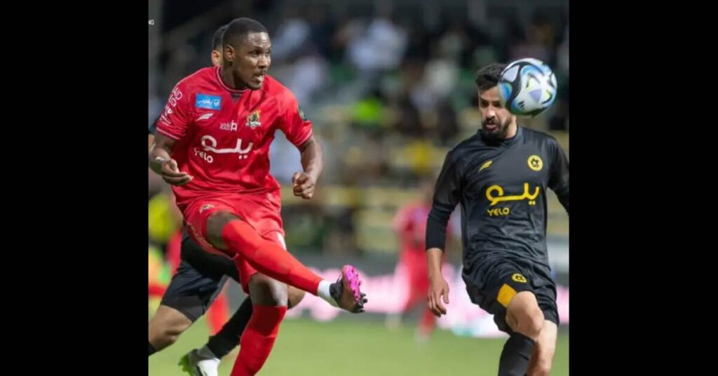 Ighalo Ends Drought with Decisive Double in Al Wehda’s Victory