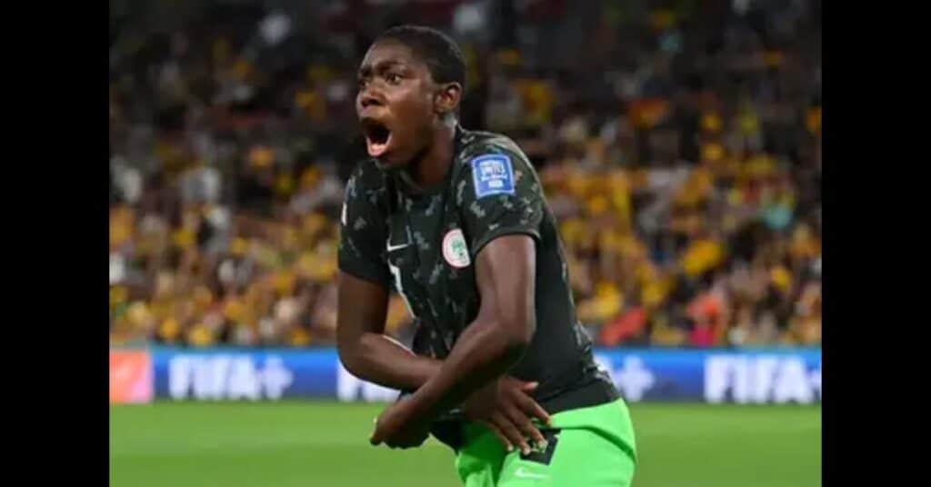 Oshoala Confident Super Falcons Can Survive Paris 2024 ‘Group of Death’