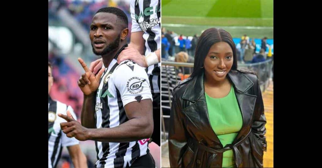 Super Eagles Striker Success Weds Nollywood Star Caroline Igben