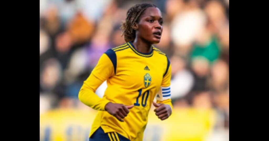 Sweden Cap Ties Ex Super Eagles Striker's Daughter as AC Milan Star