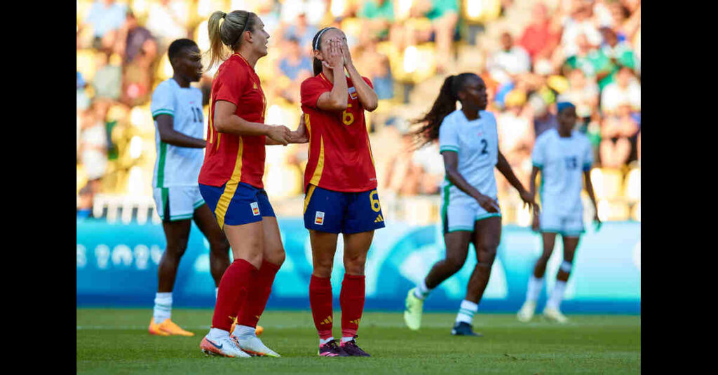 Super Falcons’ Brave Effort Falls Short Against Spain at Paris 2024