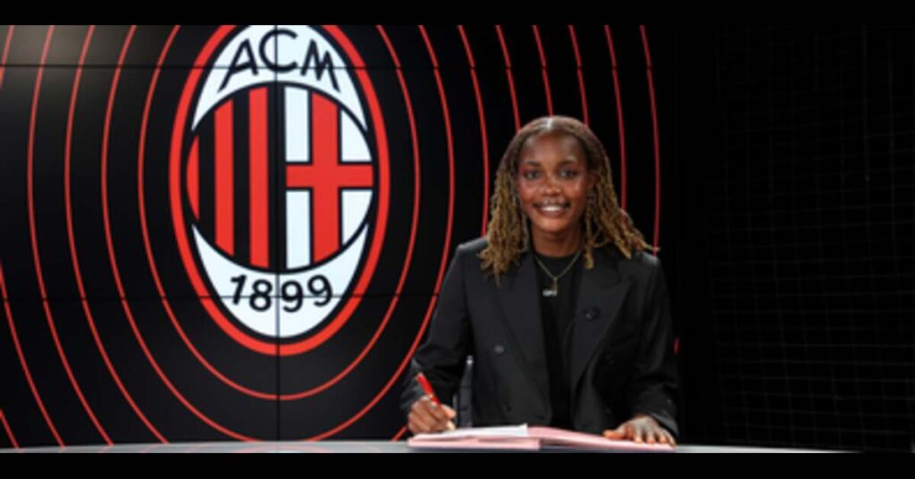 Former Super Eagles Striker’s Daughter Joins AC Milan Permanently