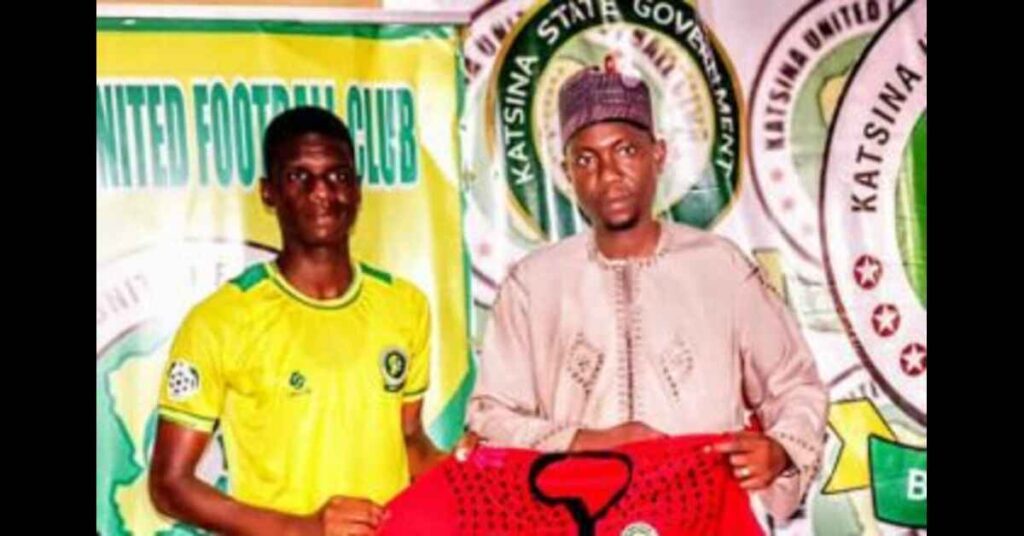 Katsina United FC Unveils Auwal Muhammad Adamu for NPFL 2024-25 Season