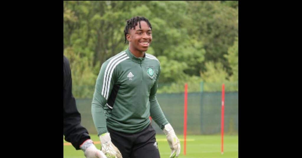 Celtic Eyes Kasper Schmeichel, Posing Challenge for Tobi Oluwayemi