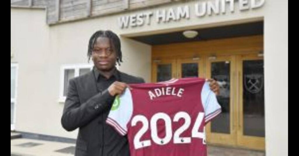 Nigerian Wing Back Emeka Adiele Signs New Deal with West Ham United