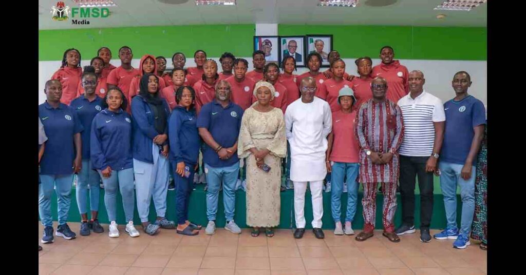 Senator Enoh urges Falconets to make history as team heads to Colombia