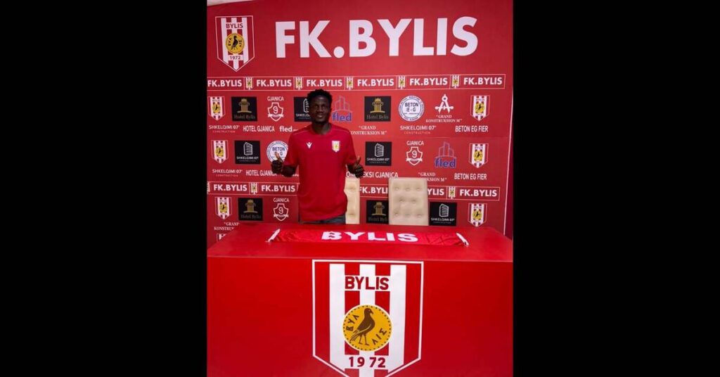 Shooting Stars Captain Samson Malomo signs with Albanian club KF Bylis