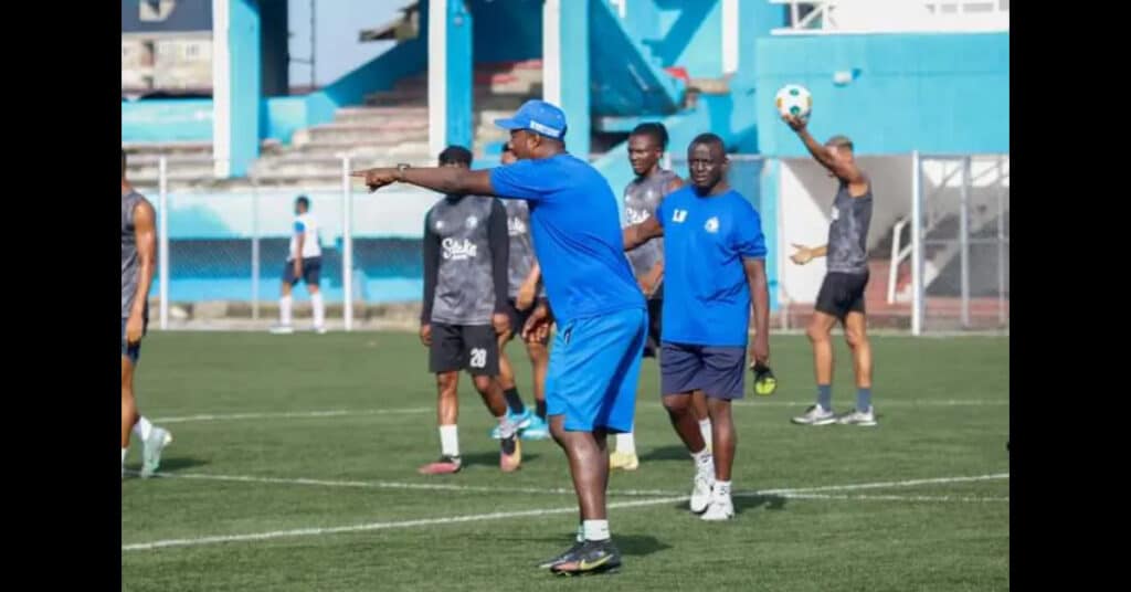 Enyimba Coach Celebrates Team's in CAF Confederation Cup Qualification