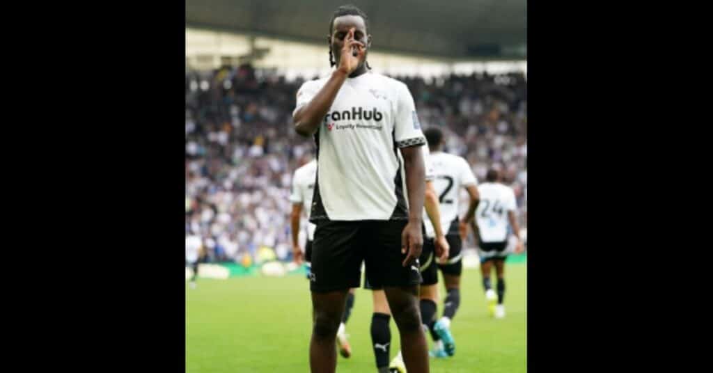 Crystal Palace Ozoh Scores First Senior Goal for Loan Club Derby County