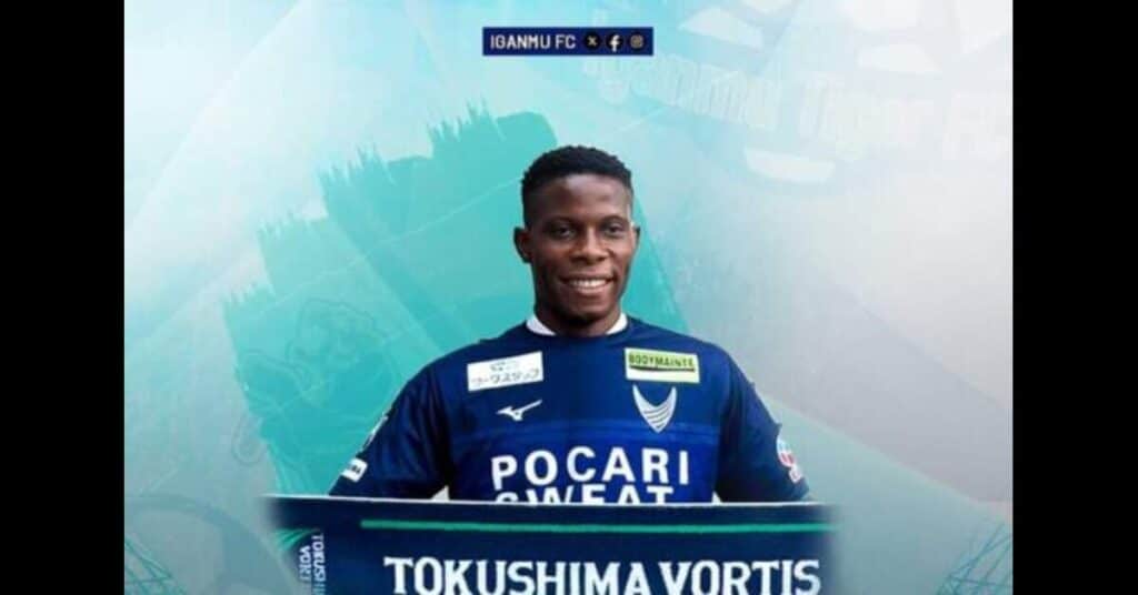 Iganmu FC Izuchukwu Lawrence signs with J League club Tokushima Vortis