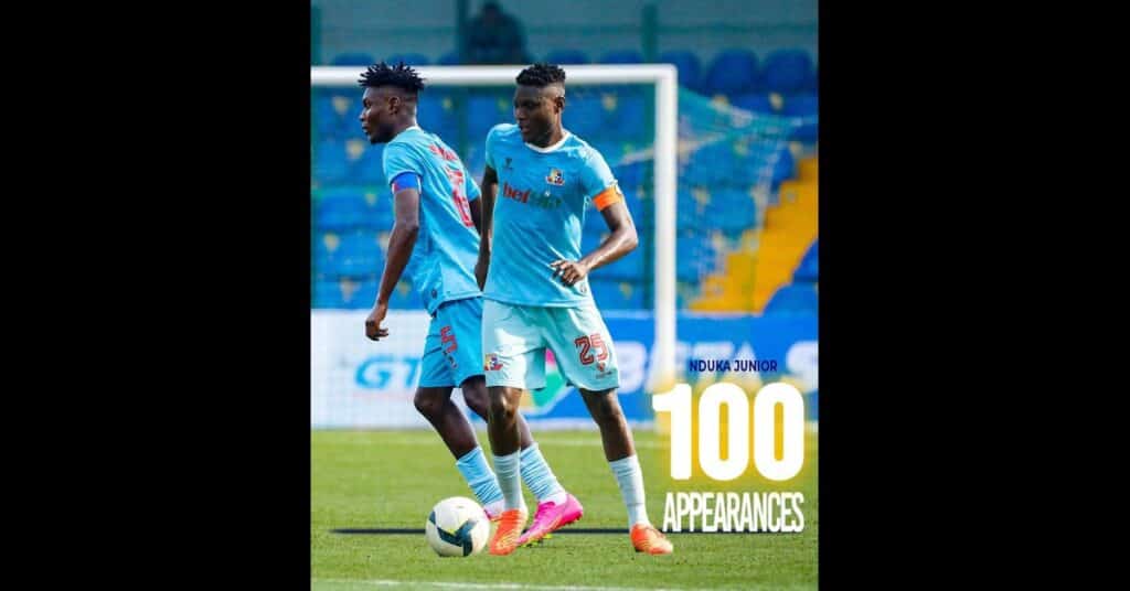 Nduka Shines in 100th Appearance as Remo Stars Beat Rangers 2-1