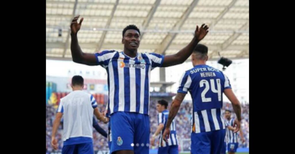 Omorodion Reacts to Scoring First Goal for FC Porto After 27 Minutes