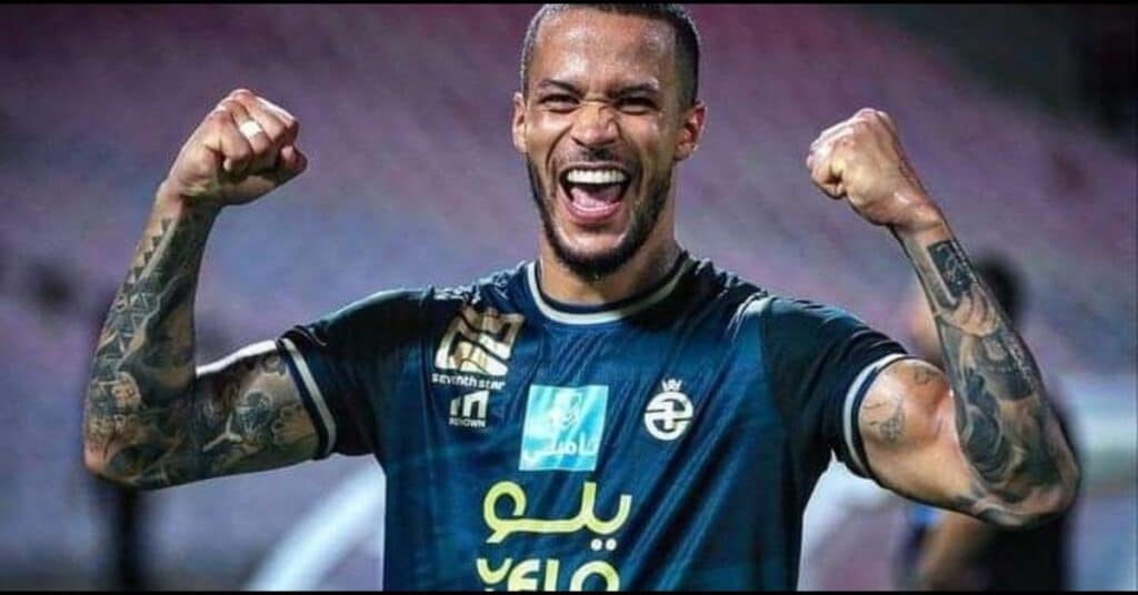 Super Eagles Captain Troost Ekong Scores First Goal in Saudi Arabia