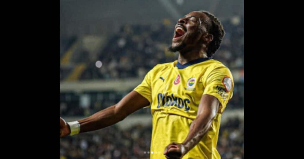 Osayi receives first red card of career as Fenerbahce defeat Union SG