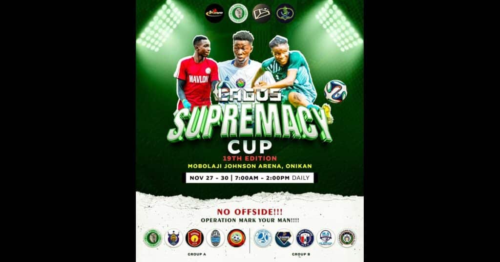 Excitement Grows for 19th Lagos Supremacy Cup at Mobolaji Johnson Arena