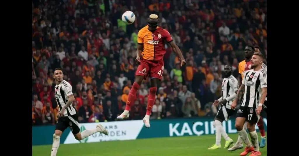 Osimhen’s Header Seals Historic Win for Galatasaray Over Besiktas