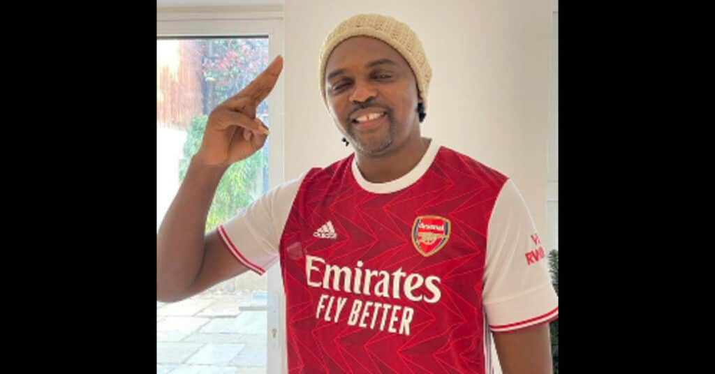 Adebayor reveals Arsenal icon Kanu, wearing No. 25, was his idol