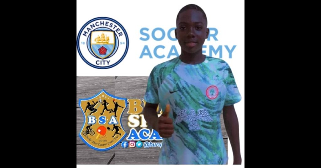 Buruj Football Academy,Partners Man City for Youth Development Program