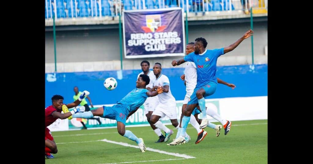 NPFL ROUNDUP: Remo Stars falter, can't widen gap over Rivers United