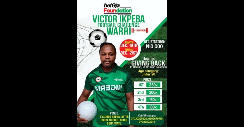 Ikpeba Dedicates 5-A-Side Tournament to Late Journalist Dapo Sotuminu