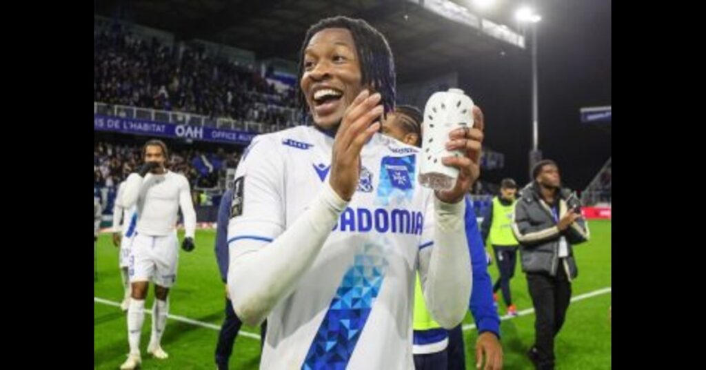 Super Eagles Defender Gabriel Osho Scores First Goal to Save Auxerre