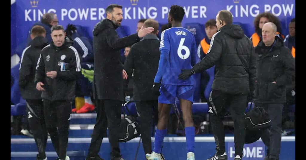 Leicester's Ndidi Sidelined with Hamstring Injury