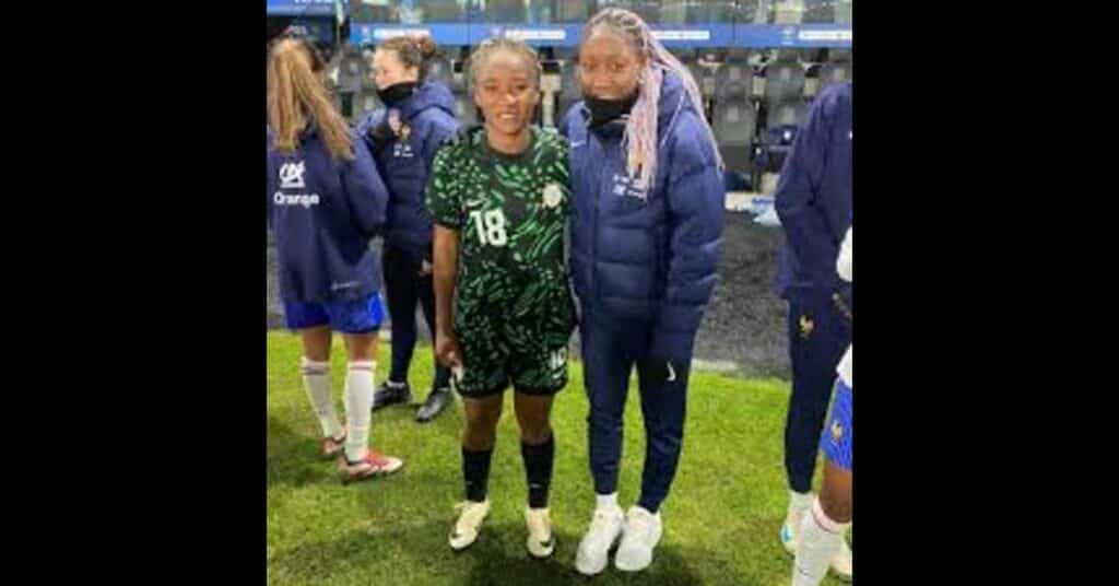 Blessing Nkor Celebrates Super Falcons Debut in France Friendly