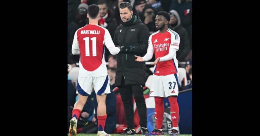 2003 Born Nigerian Forward Debuts for Arsenal in Win Over Dinamo Zagreb