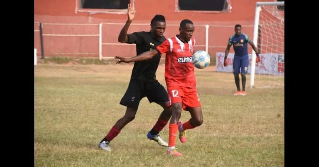 Sunday Megwo' stunning goal seals Abia Warriors win over Bayelsa United