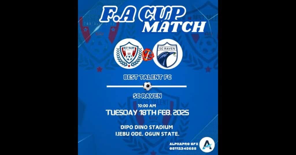 Best Talent FC Set for Ogun State President’ Cup Clash Against SC Raven