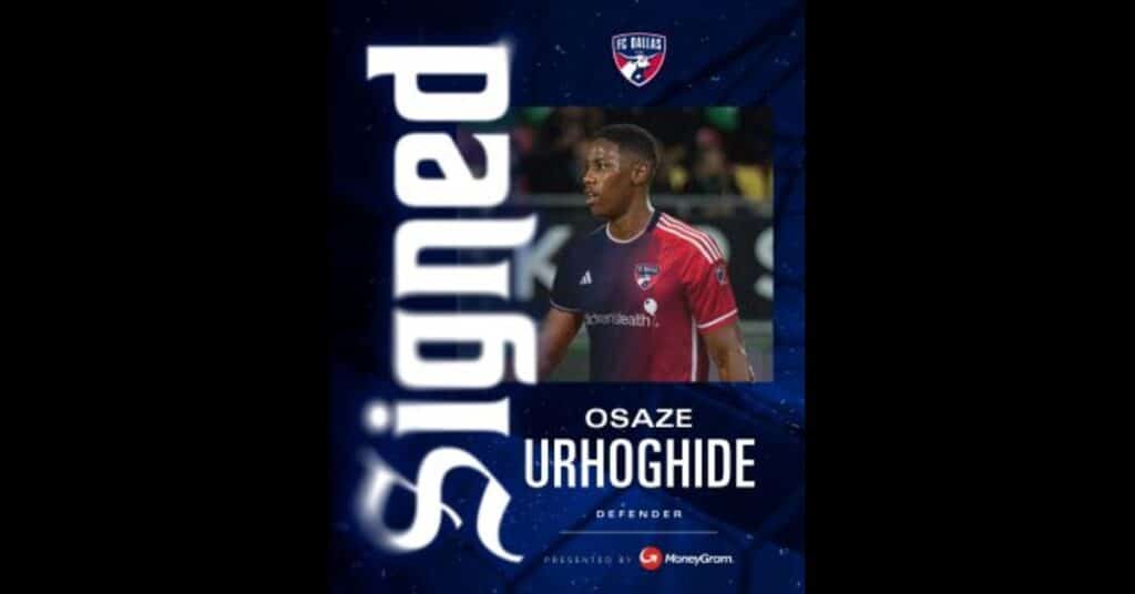 Urhoghide Completes Record Breaking Move to FC Dallas