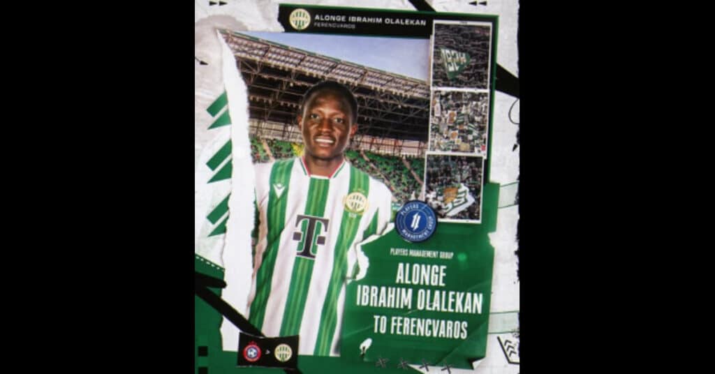 Flying Eagles Striker Olalekan Ibrahim Joins Ferencvaros