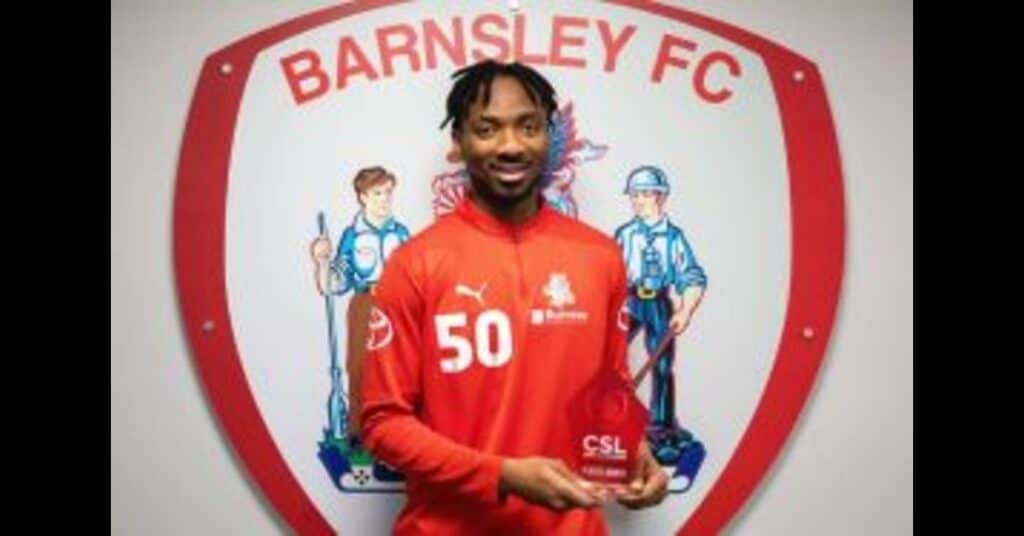 Nwakali Named Barnsley’s January Player of the Month