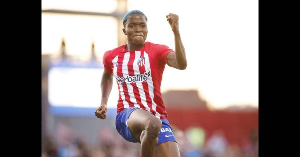 Ajibade Shines as Atlético Madrid Advances in Copa de la Reina