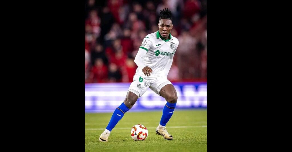 Getafe’s Uche Strengthens Super Eagles Case with Goal Against Girona