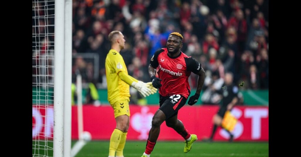 Boniface's extra time goal sends Leverkusen to German Cup semis